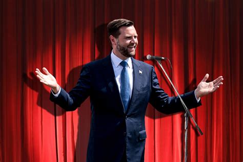 J.D. Vance’s jokes are comically unfunny. There’s a reason why..